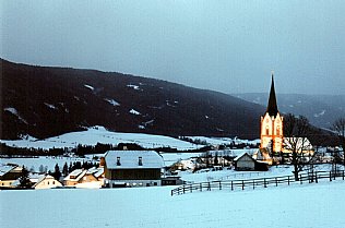 Mariapfarr im Salzburger Lungau, hier enstand der Text von Stille Nacht Heilige Nacht © Alexander Gautsch
